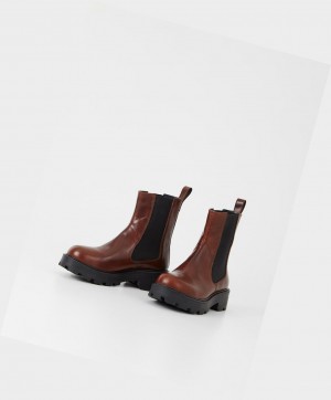 Vagabond Cosmo 2.0 Women Chelsea Boots Brown | 54392-YSKO