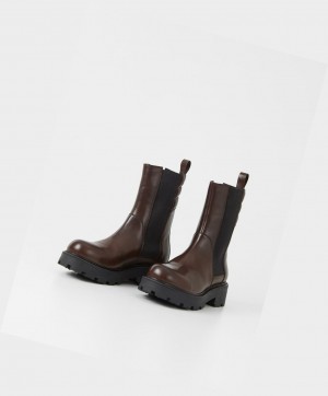 Vagabond Cosmo 2.0 Women Chelsea Boots Brown | 27495-AIFX