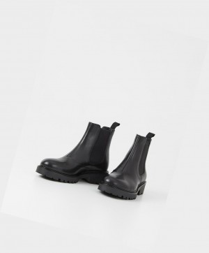 Vagabond Kenova Women Ankle Boots Black | 13042-QUFP