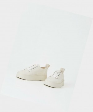 Vagabond Stacy Women Platform Sneakers White | 95762-ABTQ