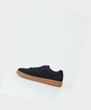 Vagabond Teo Men Sneakers Dark Blue | 63759-UDAQ