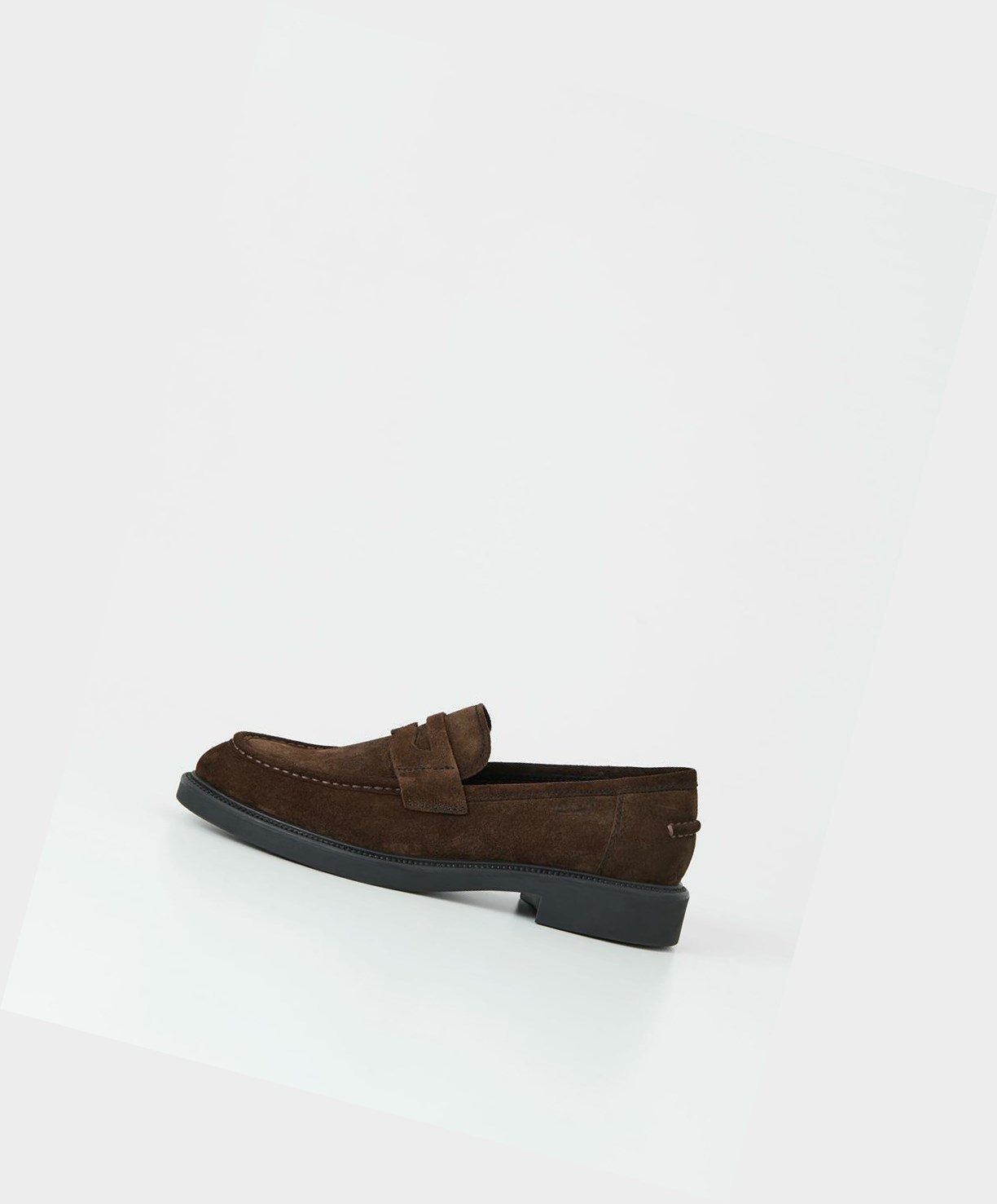 Vagabond Alex M Men Loafers Dark Brown | 93401-WYZB