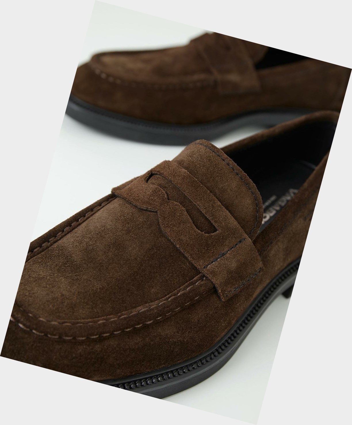 Vagabond Alex M Men Loafers Dark Brown | 93401-WYZB