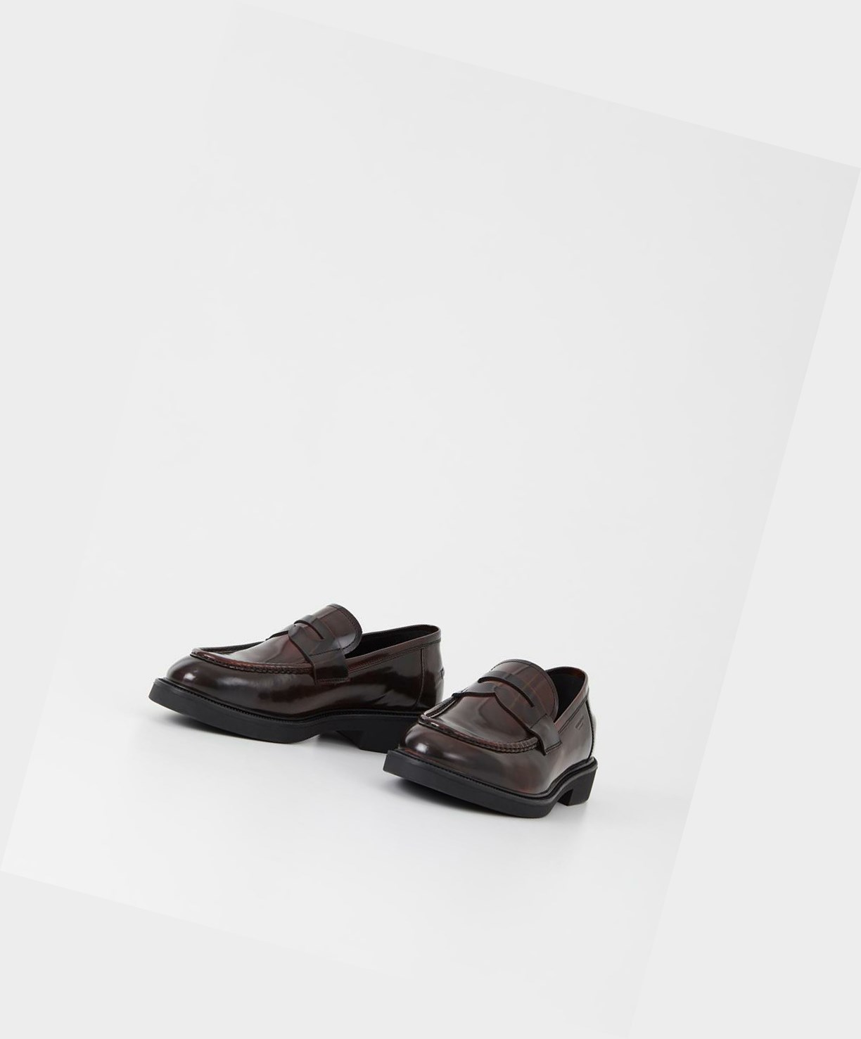 Vagabond Alex W Women Loafers Dark Brown | 37092-OSEJ