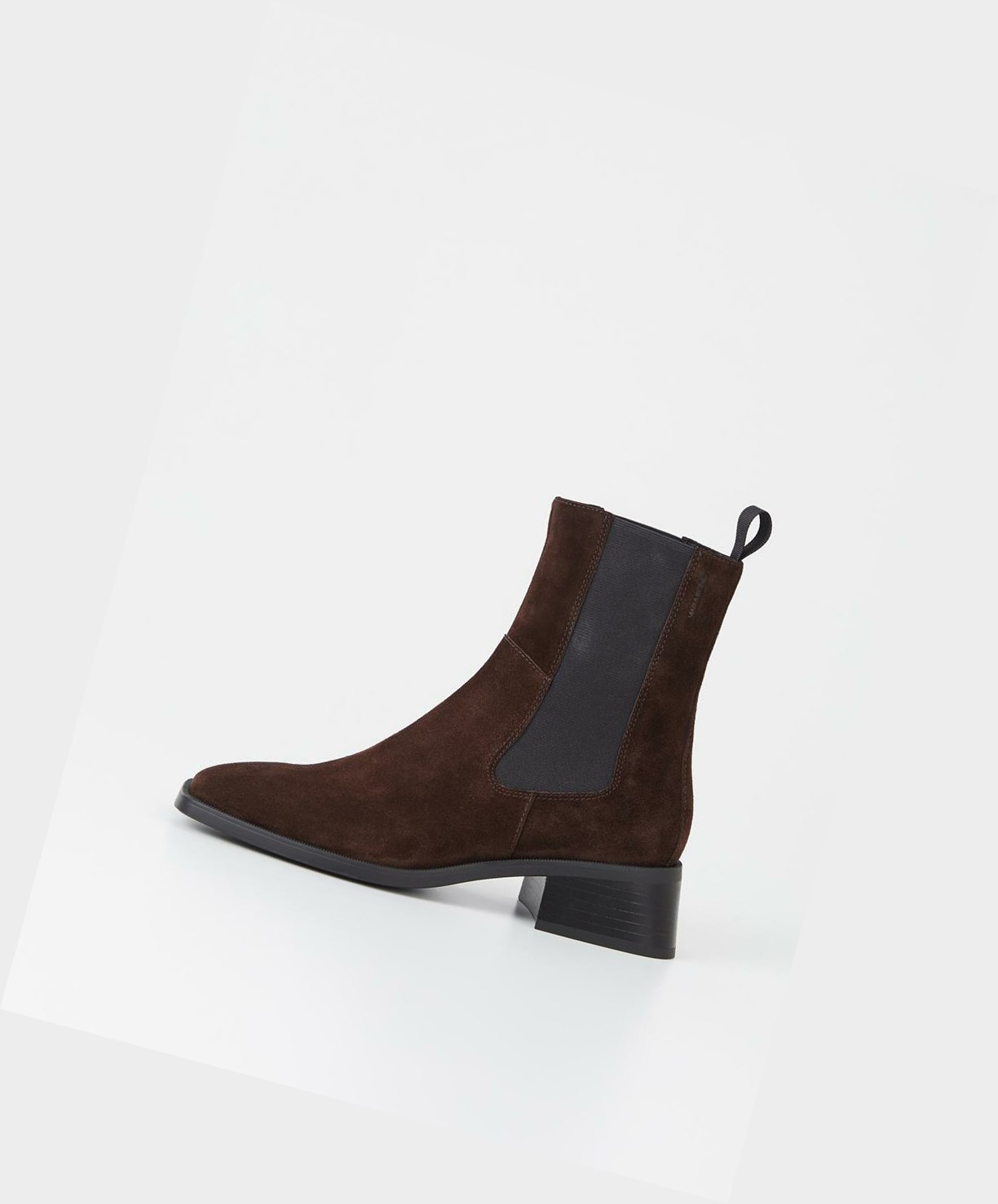 Vagabond Blanca Women Chelsea Boots Dark Brown | 91453-MOEK