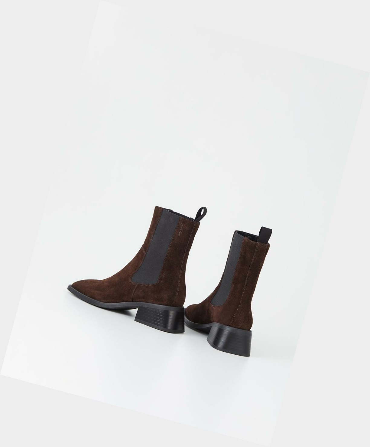 Vagabond Blanca Women Chelsea Boots Dark Brown | 91453-MOEK