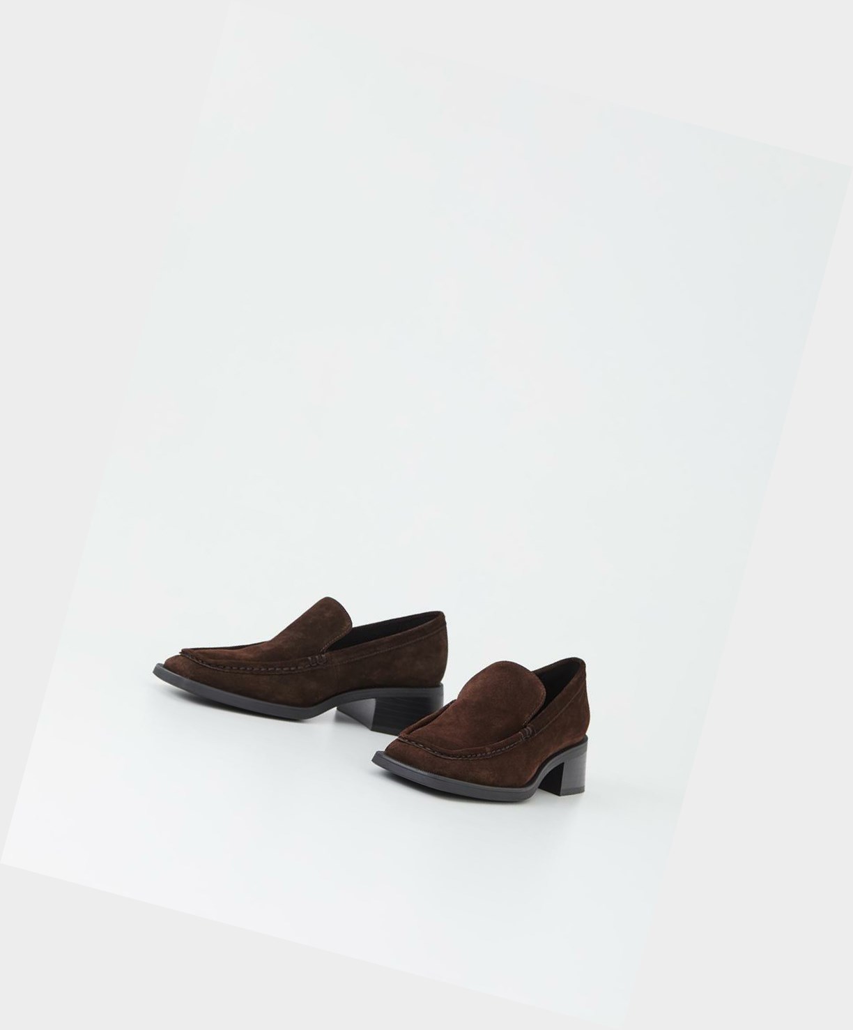 Vagabond Blanca Women Loafers Dark Brown | 27946-WNZG