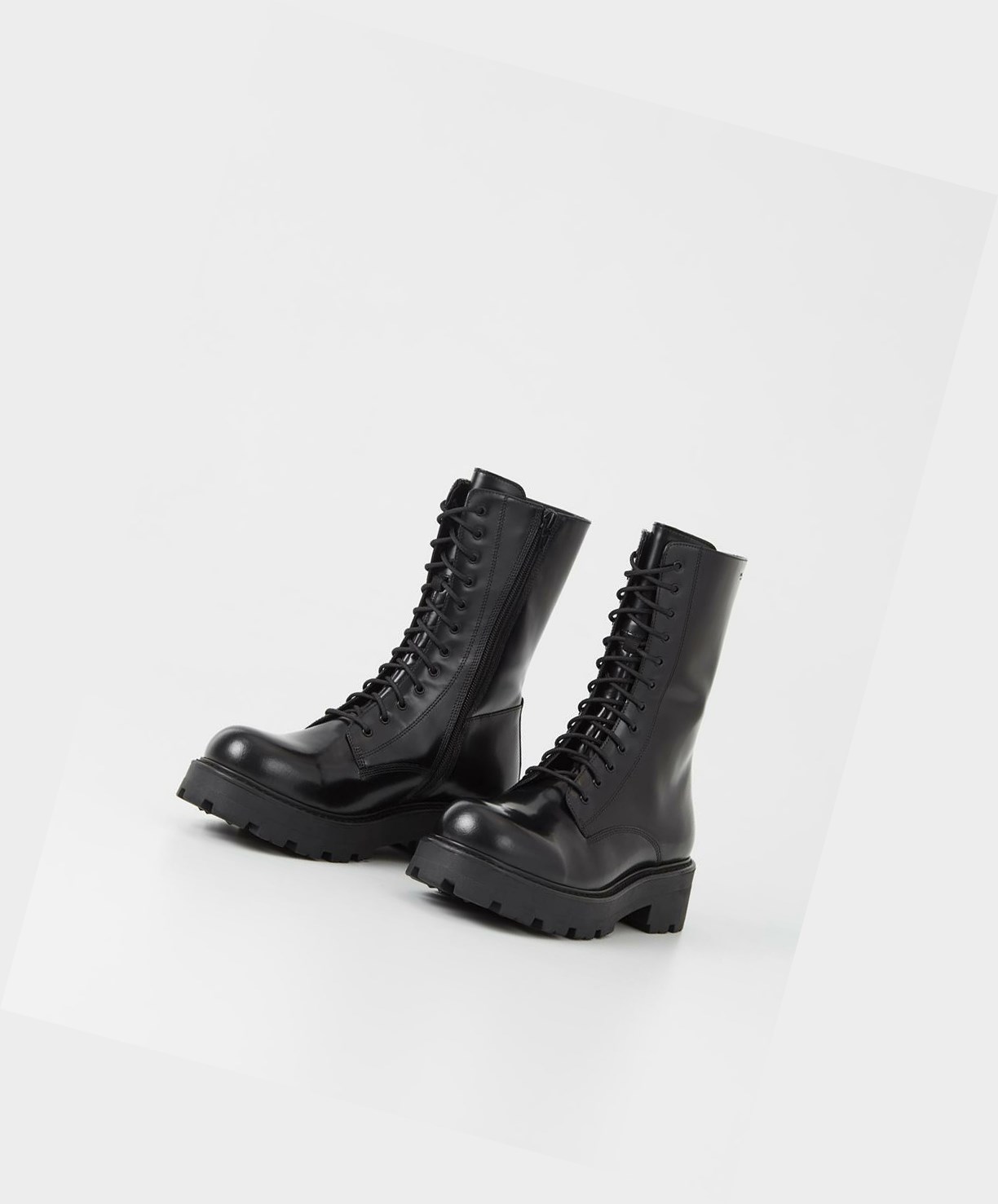 Vagabond Cosmo 2.0 Women Lace Up Boots Black | 39075-SPYC