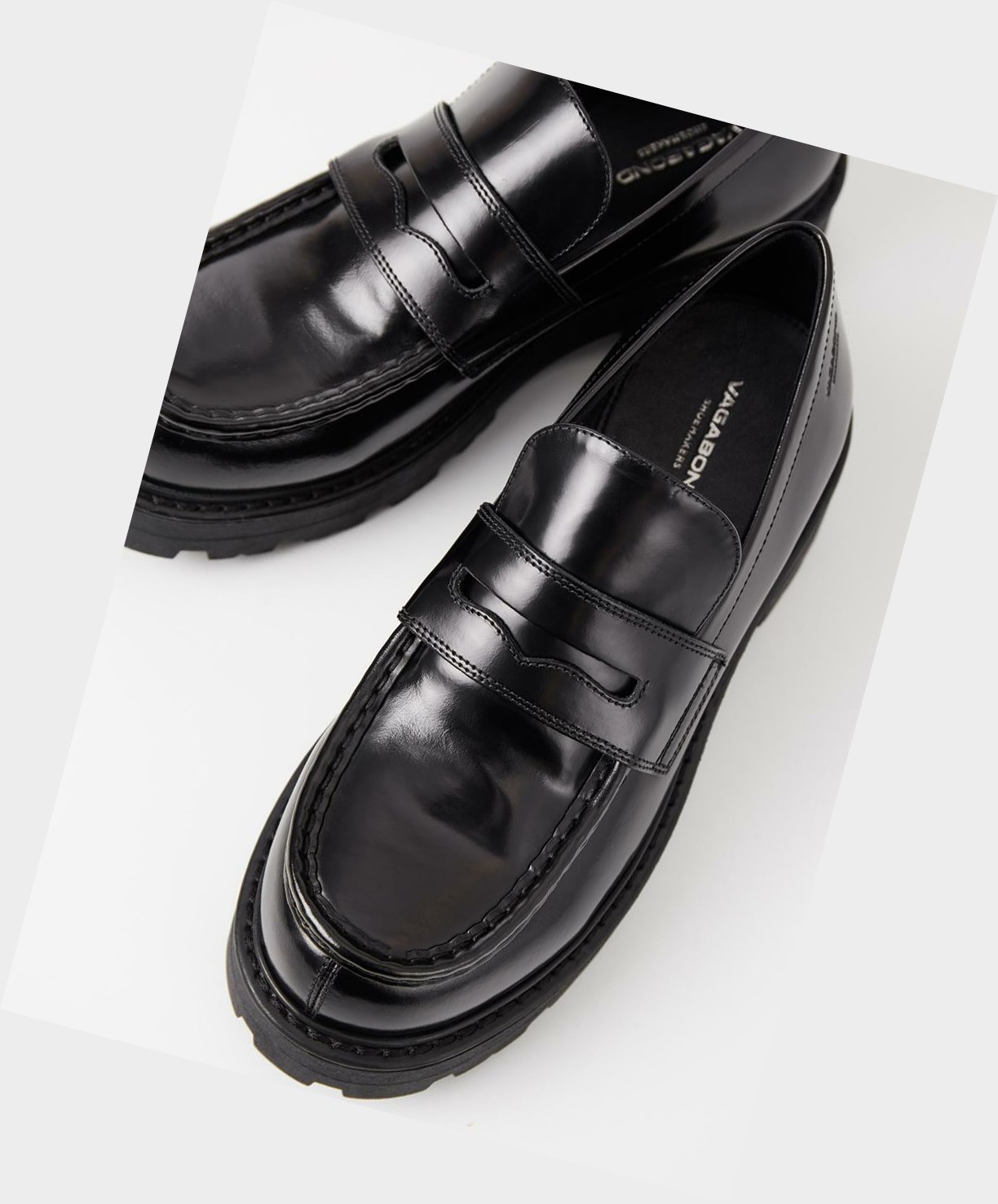 Vagabond Cosmo 2.0 Women Loafers Black | 60413-YIOQ