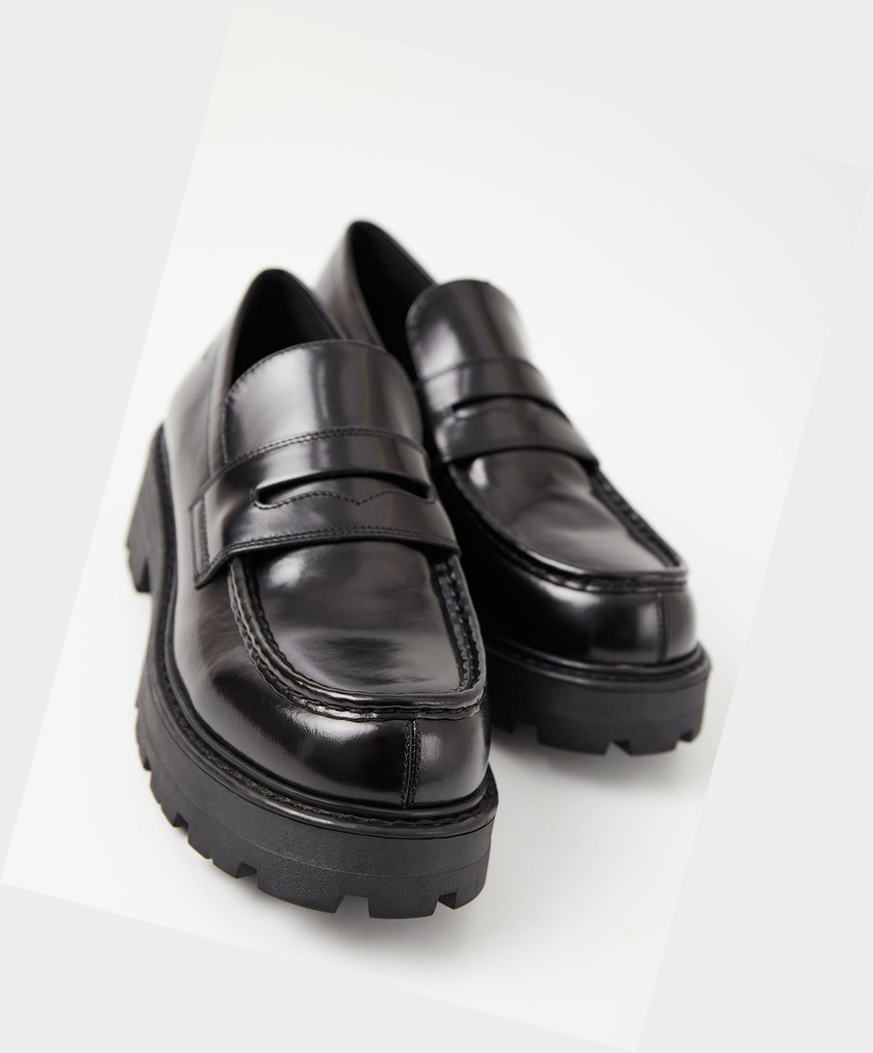 Vagabond Cosmo 2.0 Women Loafers Black | 60413-YIOQ