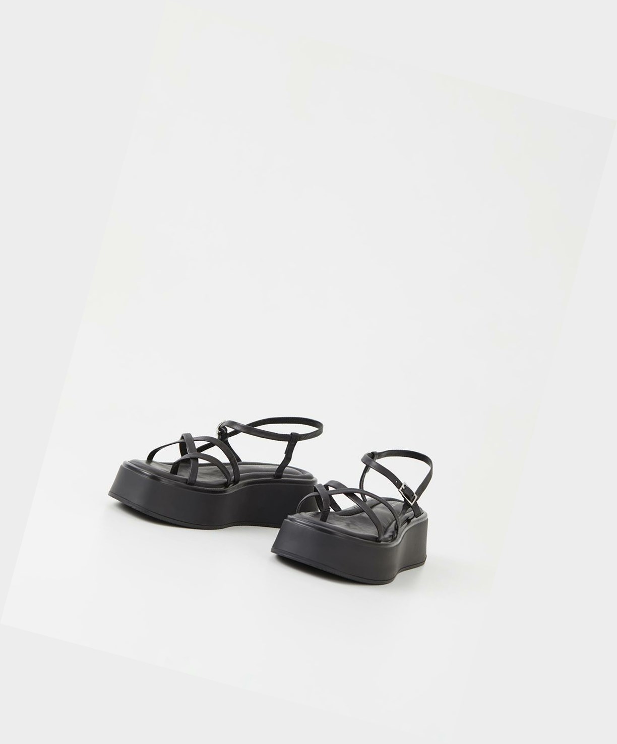 Vagabond Courtney Women Platform Sandals Black | 82397-USDZ