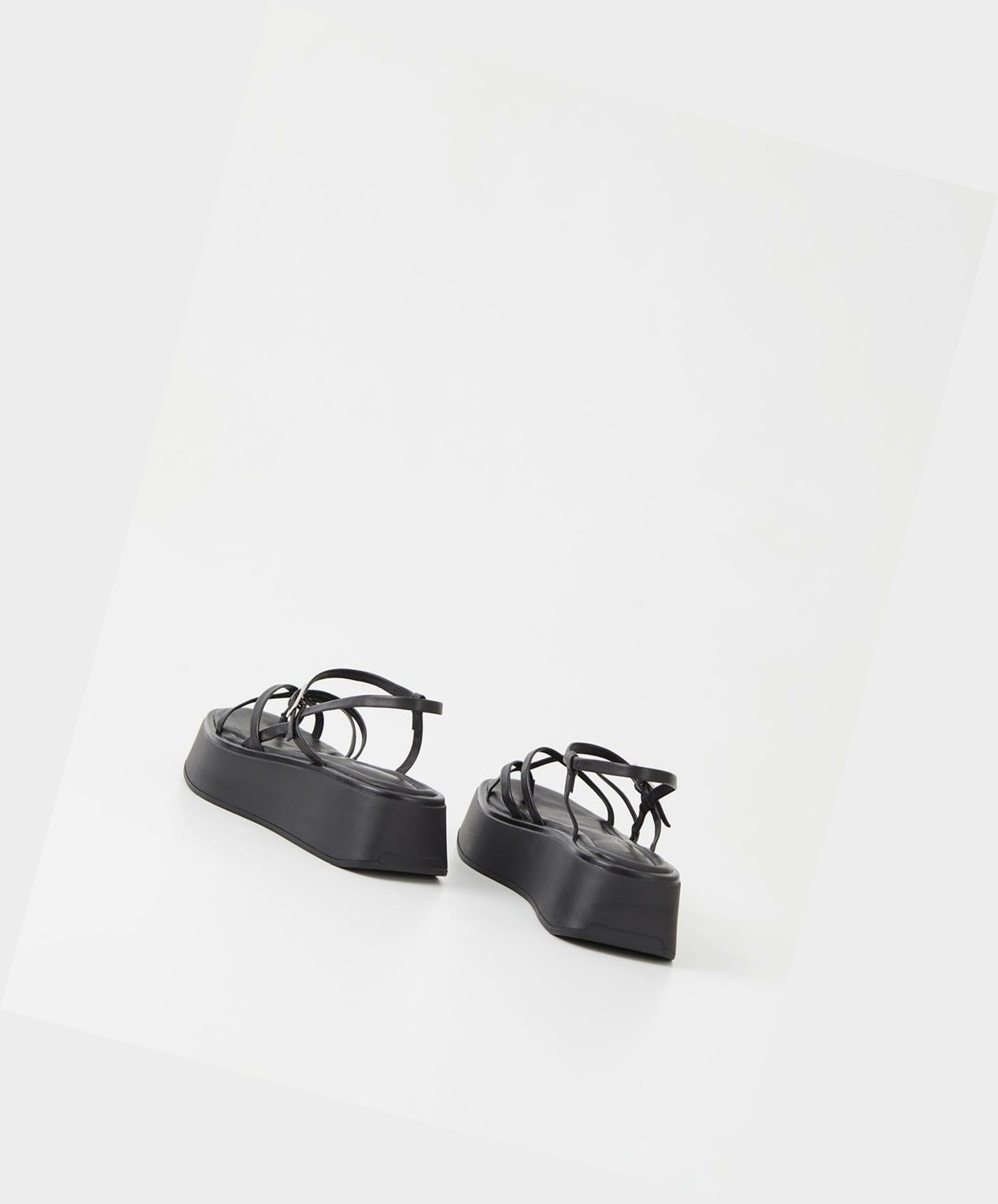 Vagabond Courtney Women Platform Sandals Black | 82397-USDZ