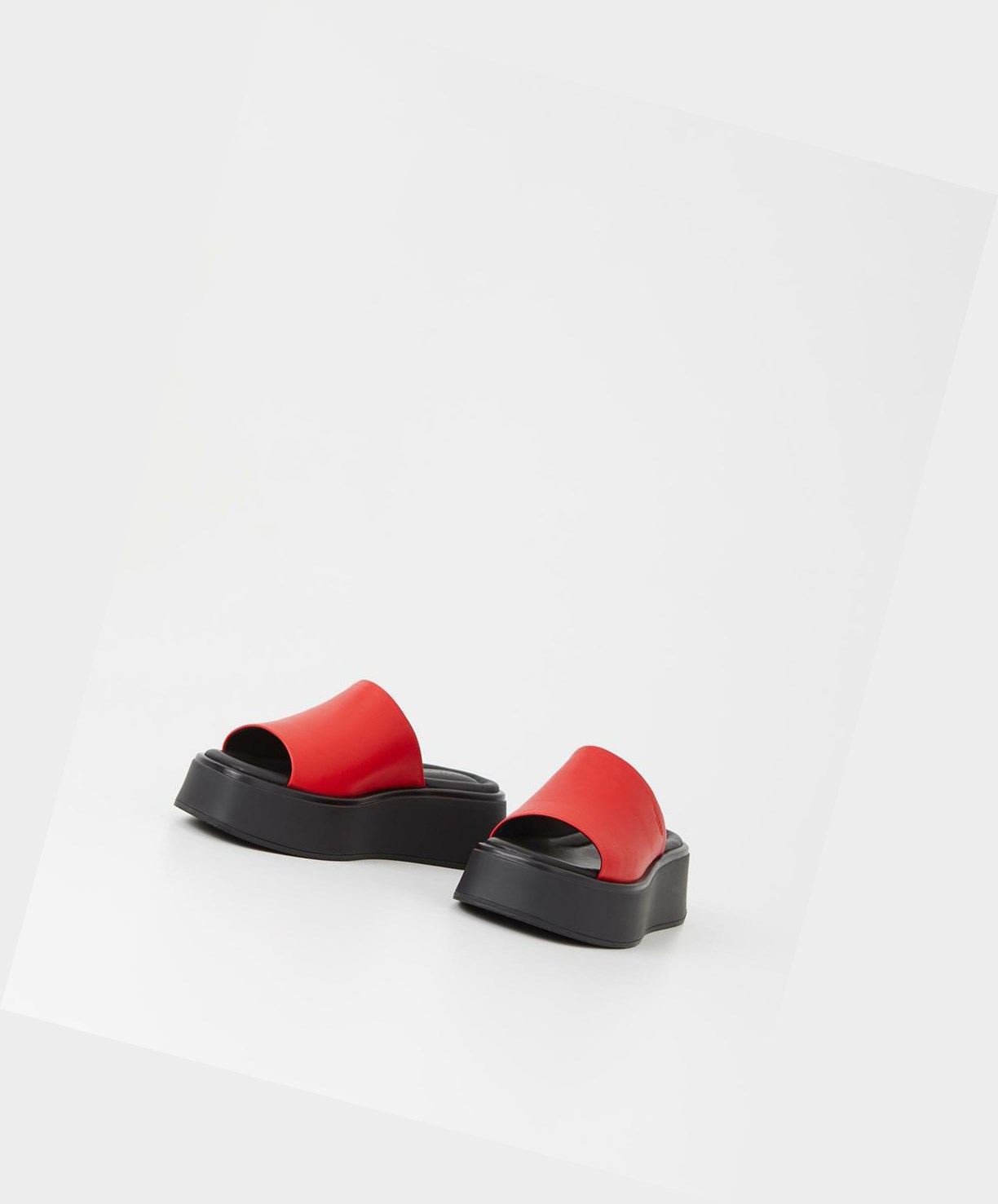 Vagabond Courtney Women Platform Sandals Red | 83546-AEFO