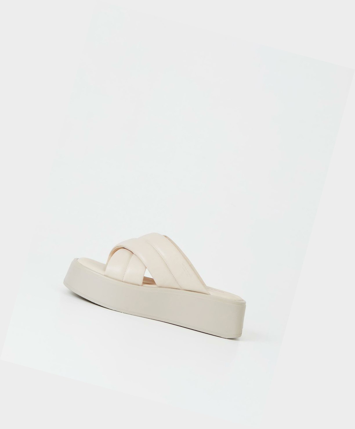 Vagabond Courtney Women Platform Sandals White | 96540-NRLZ