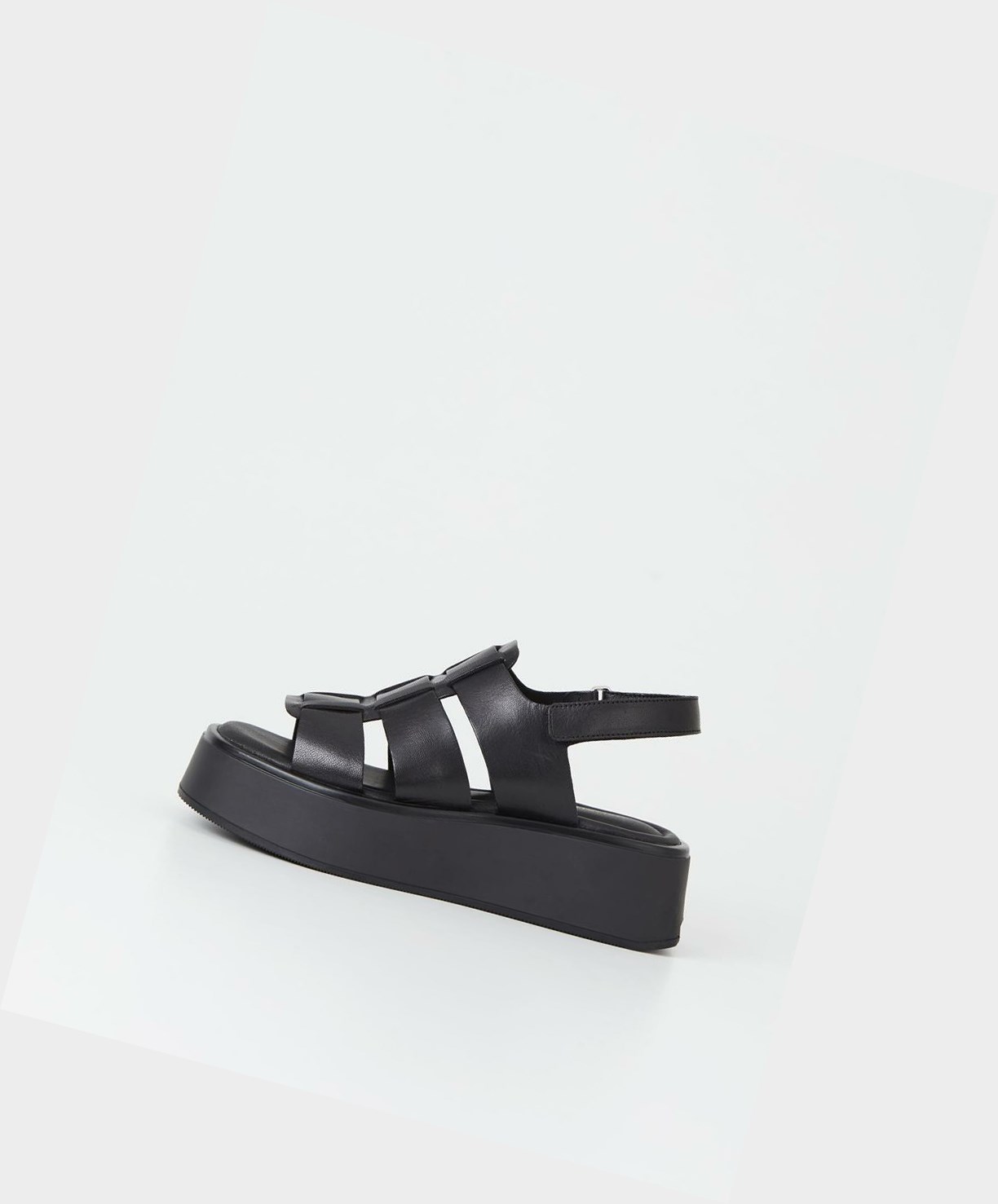 Vagabond Courtney Women Platform Sandals Black | 87152-XTVD