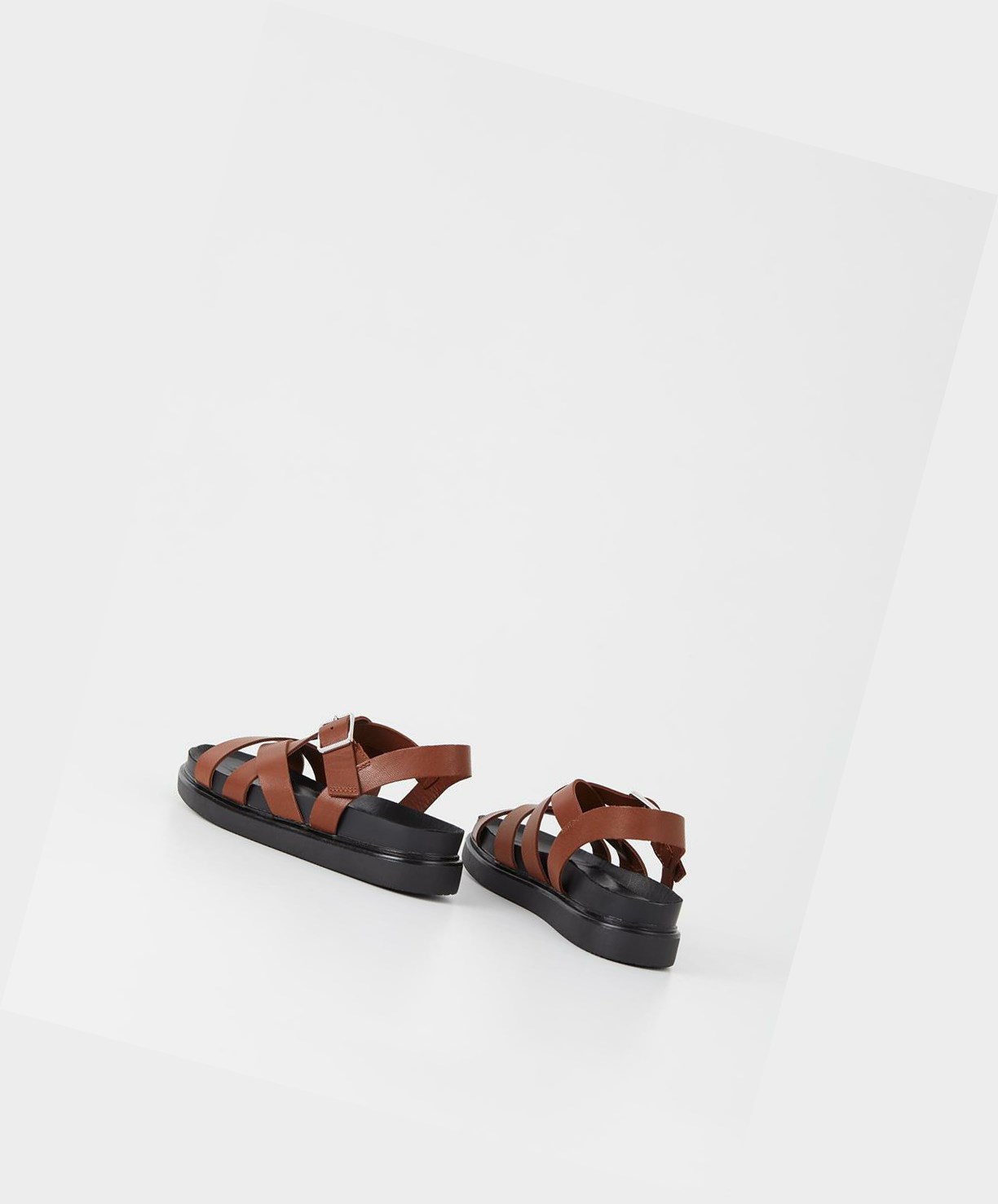 Vagabond Erin Women Platform Sandals Brown | 03649-RMTY