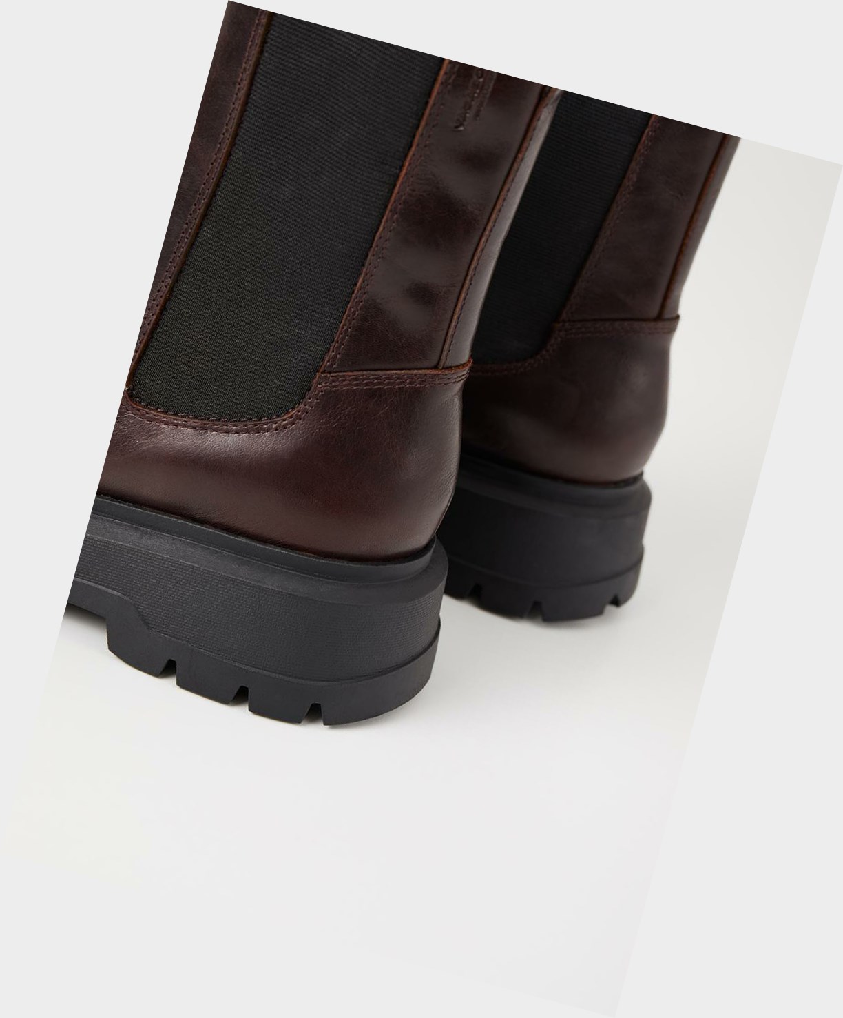 Vagabond Jeff Men Chelsea Boots Dark Brown | 21684-LCFR