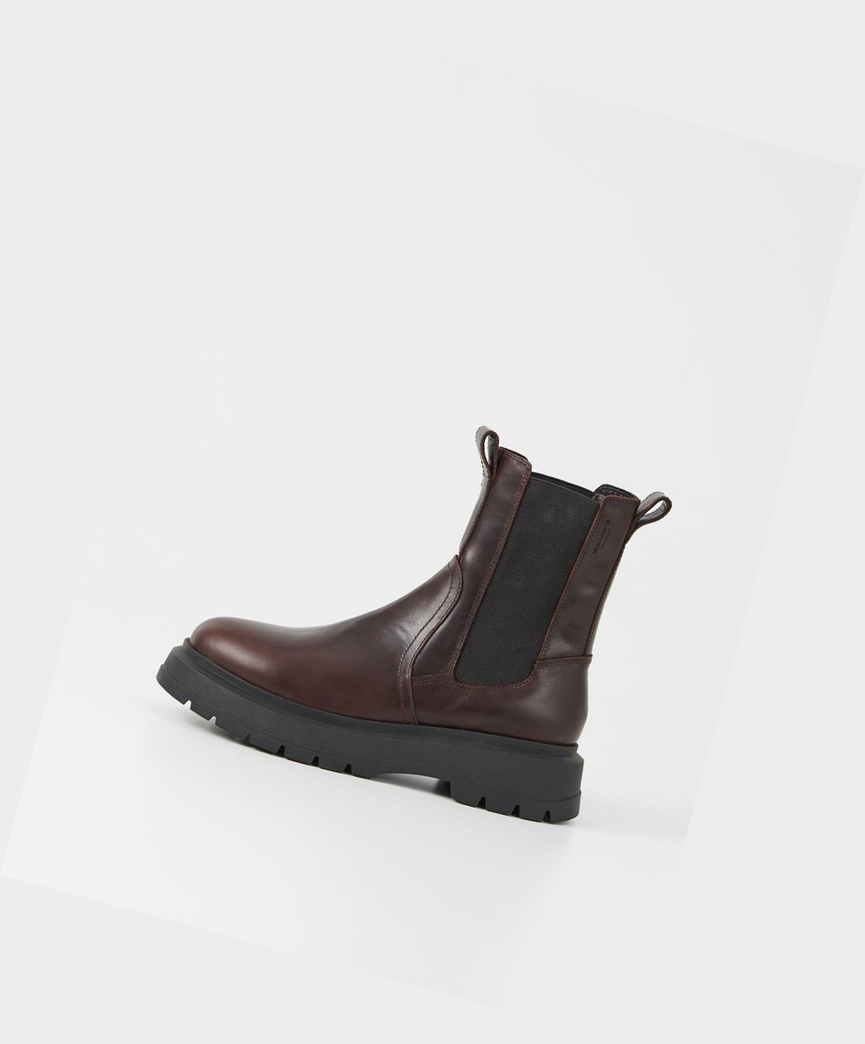 Vagabond Jeff Men Chelsea Boots Dark Brown | 21684-LCFR