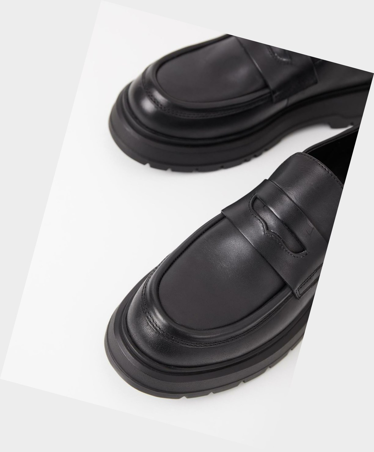 Vagabond Jeff Men Loafers Black | 51094-AJQY