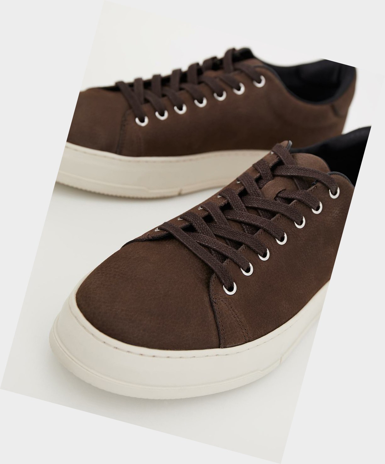 Vagabond John Men Sneakers Dark Brown | 39846-IPQD