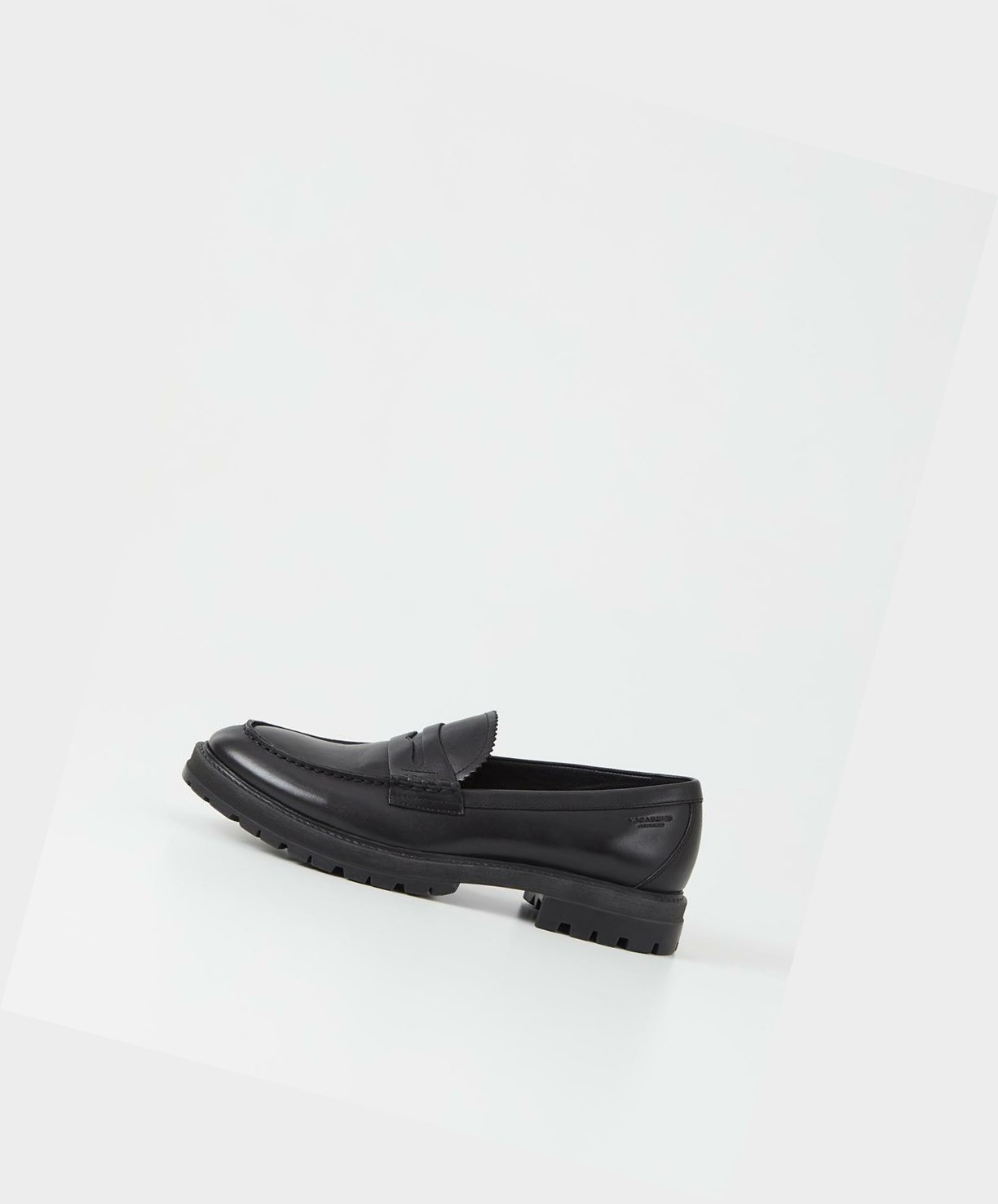 Vagabond Johnny Men Loafers Black | 09867-HWXV