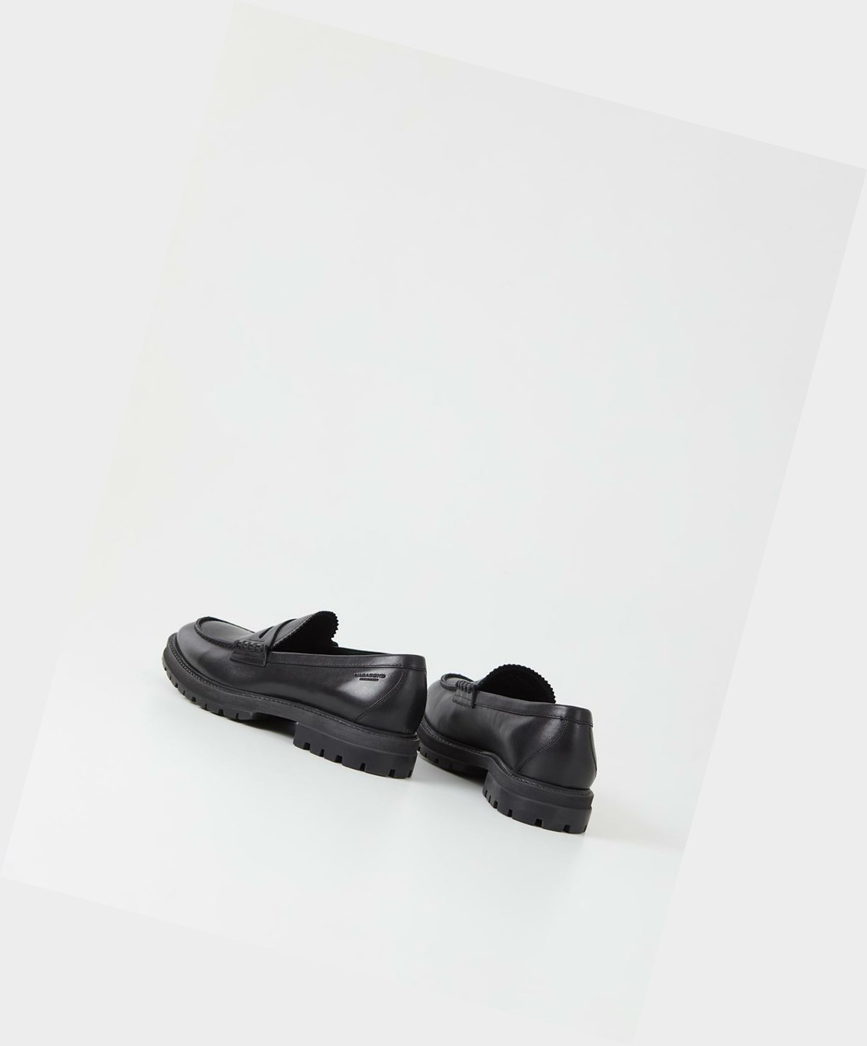 Vagabond Johnny Men Loafers Black | 09867-HWXV