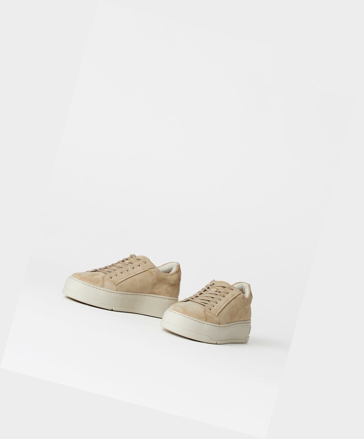 Vagabond Judy Women Platform Sneakers Beige | 19285-PUMK