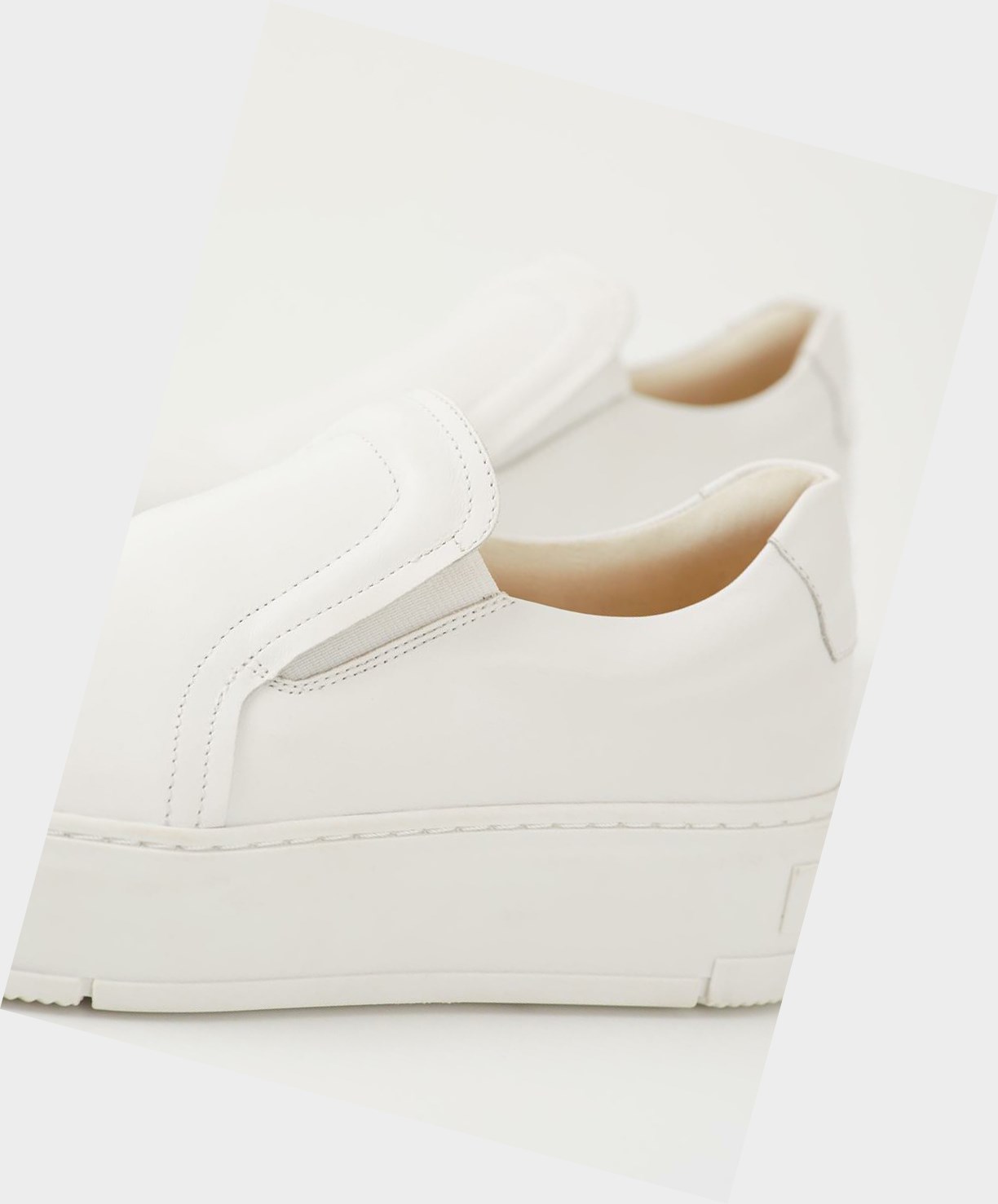 Vagabond Judy Women Platform Sneakers White | 24573-APFB