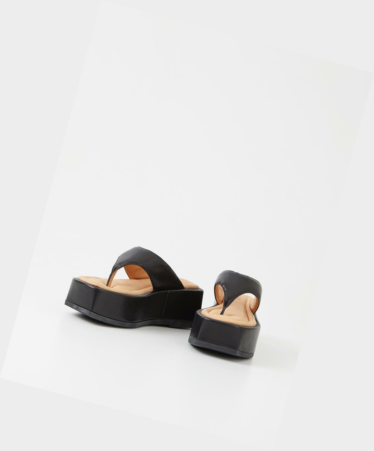 Vagabond Juno Women Platform Sandals Black | 10547-YQKW