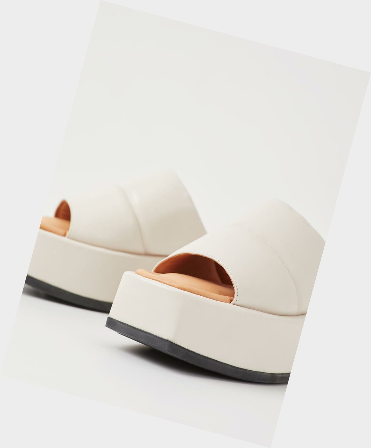 Vagabond Juno Women Platform Sandals White | 37568-ZGIA