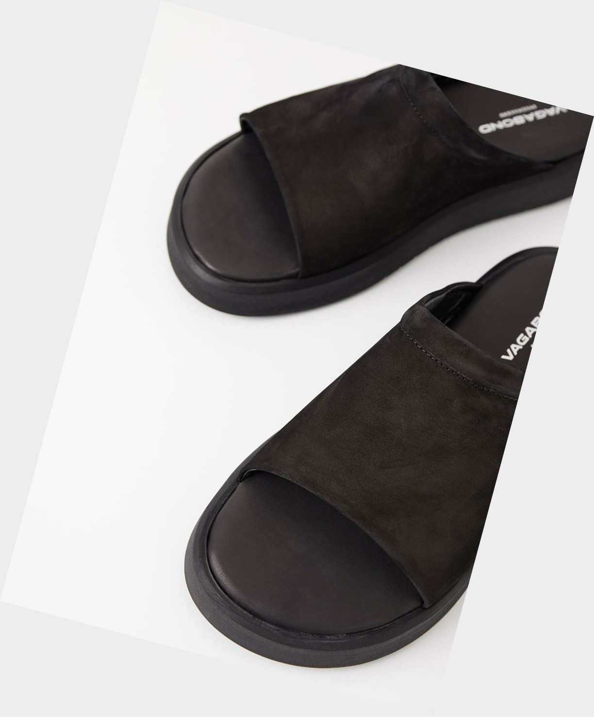 Vagabond Nate Men Sandals Black | 30865-HZOB