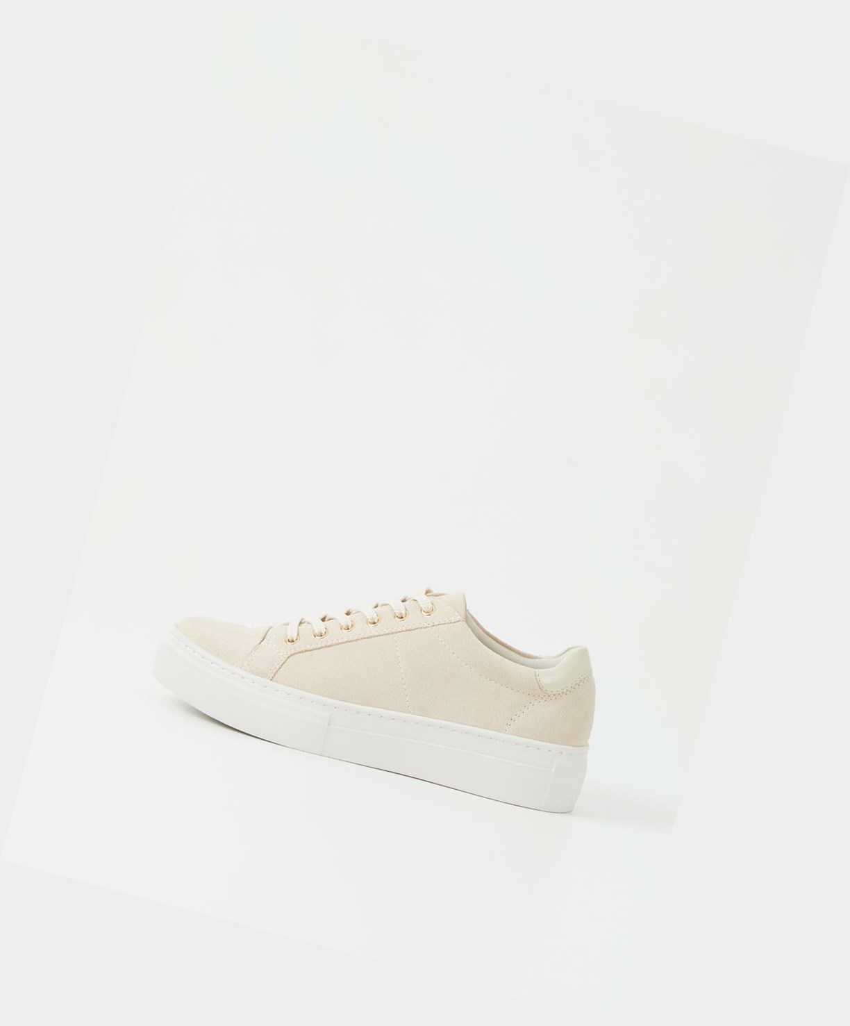 Vagabond Zoe Platform Women Low-Top Sneakers White | 57216-DPKI