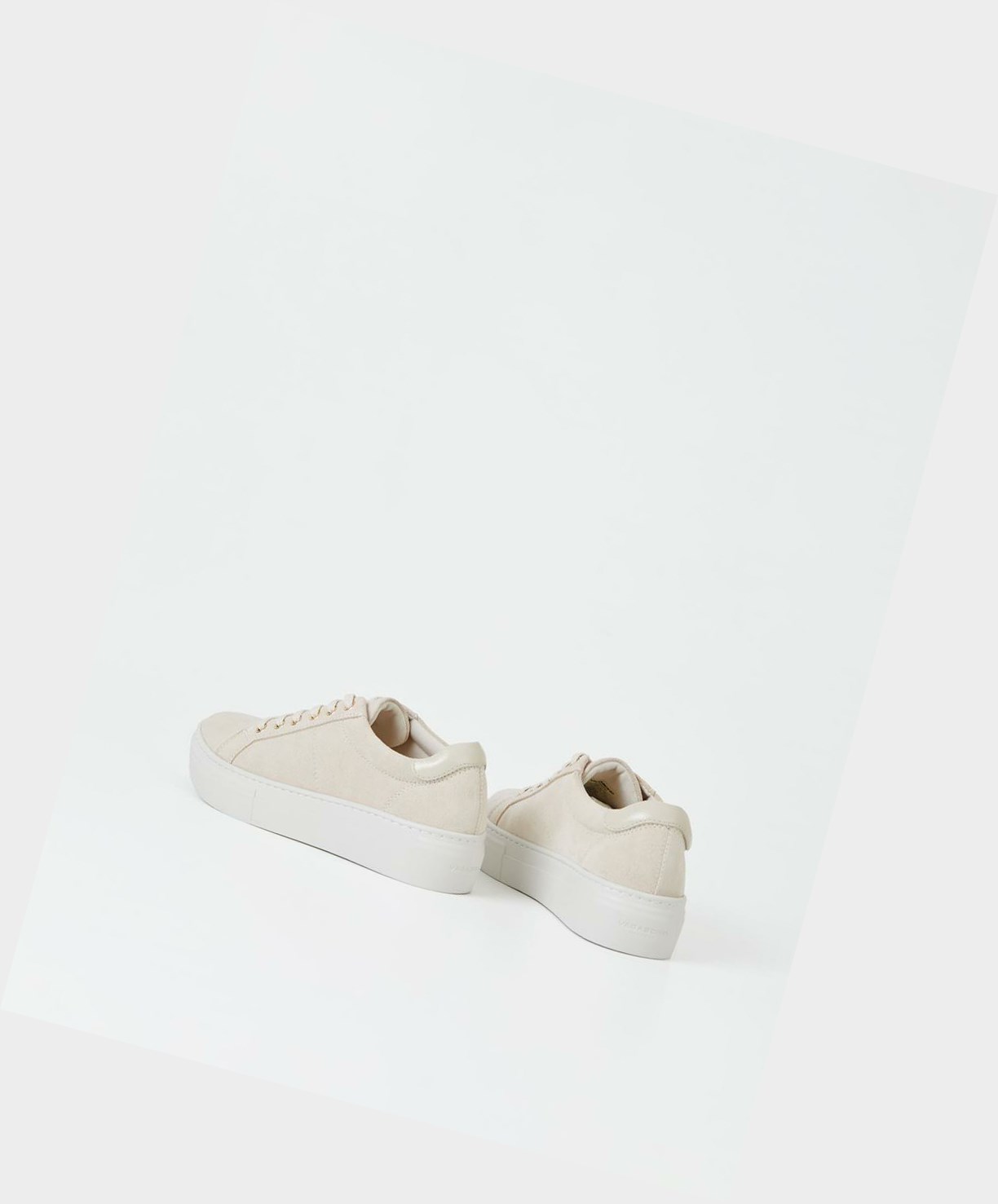 Vagabond Zoe Platform Women Low-Top Sneakers White | 57216-DPKI