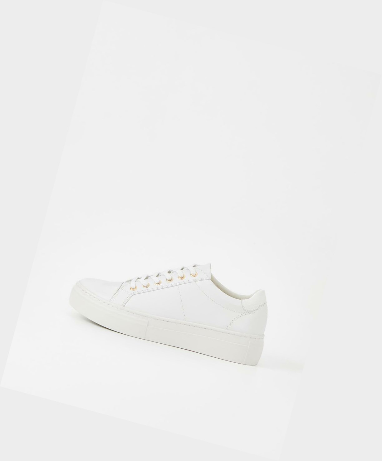 Vagabond Zoe Platform Women Low-Top Sneakers White | 50376-WSZO