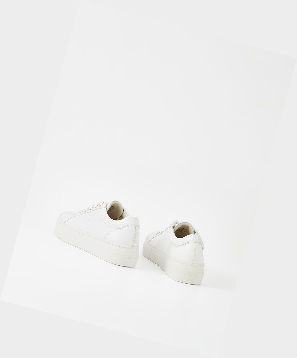 Vagabond Zoe Platform Women Low-Top Sneakers White | 50376-WSZO