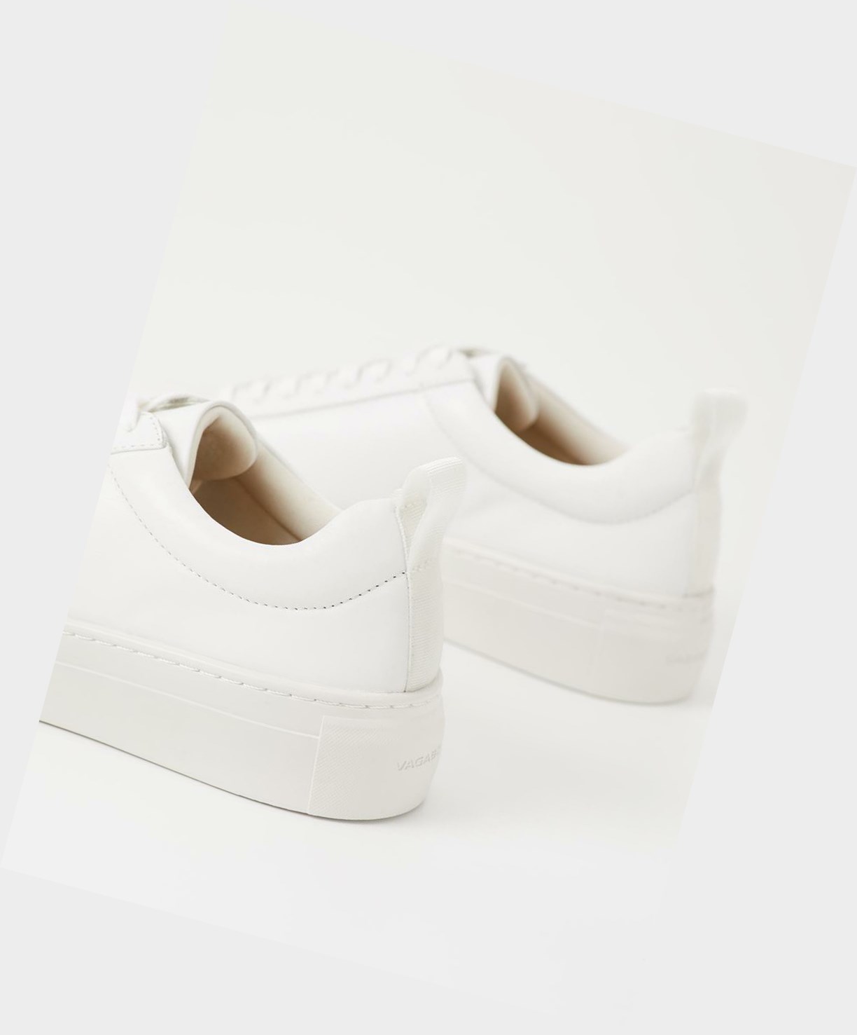 Vagabond Zoe Platform Women Platform Sneakers White | 83621-KORV